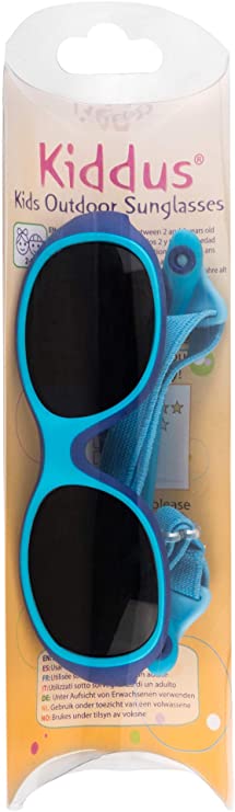 Gafas de Sol SUPER FLEXIBLES de GOMA infantiles desde 2 Años. Sin BPA. Irrompibles. Banda Ajustable y Extraíble. Protección UV400 Y UVB. OUTDOOR. Kiddus
