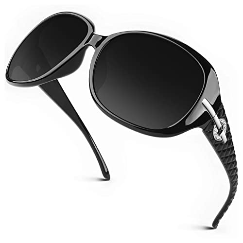 Gafas de Sol Mujer Moda Polarizadas Protección UV400 de Gran Tamaño GQueen