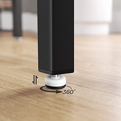 Mesa alta con 2 Taburetes de Barra para Desayuno. Barra alta de Cocina con Sillas para Salón, Sala de Fiestas o cocina de estilo Industrial Rústico, Marrón. Pata ajustable en altura LBT15X. VASAGLE