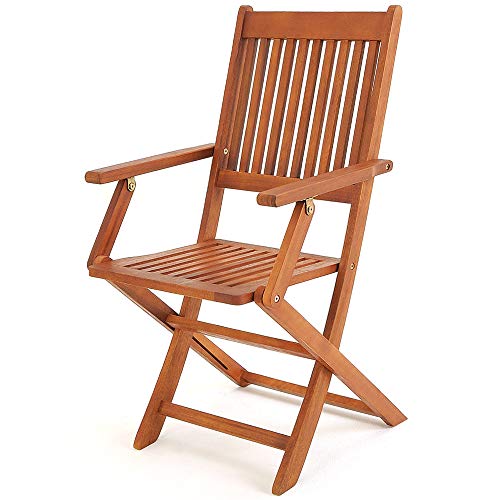Sillas pack 2 uds. Plegables Madera Acacia con certificado FSC para exterior. Sydney Casaria