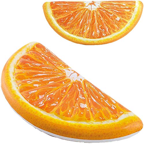 Colchoneta gigante rodaja de naranja para playa o Piscina- 178 x 85 cm Summer Beach & Pool Lilo. Giant Orange Slice. Vista general. TOYLAND