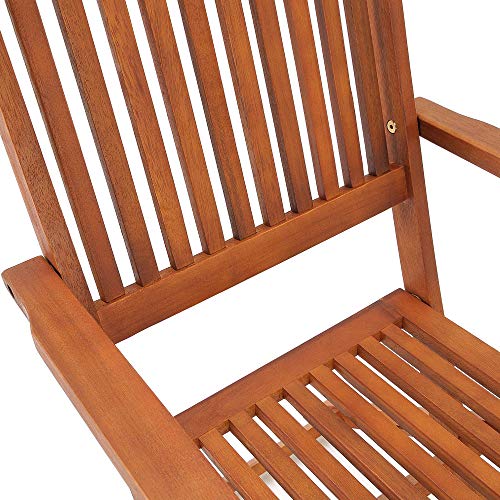 Sillas pack 2 uds. Plegables Madera Acacia con certificado FSC para exterior. Sydney Casaria