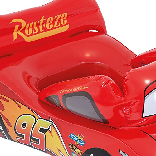 Detalle de Rayo McQueen hinchable licencia Cars 71 x 109 cm. para piscina Pool Cruiser 58392NP - Intex
