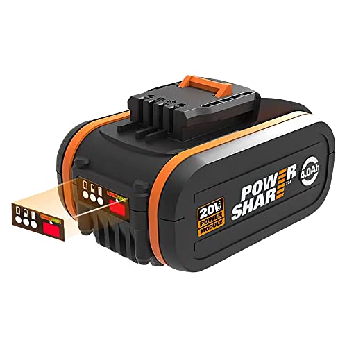 Detalle de carga de batería Power Share de Worx