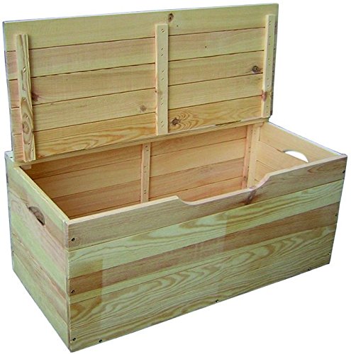 Baúl de madera de hibisco con tapa. 7971707. Blinky