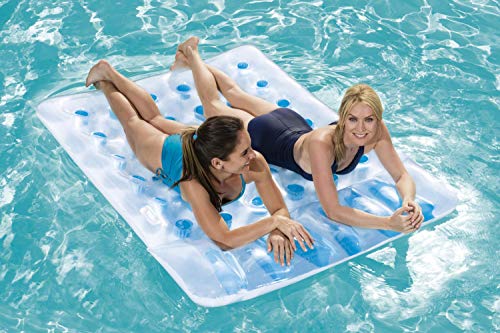 Colchoneta Hinchable doble 193x142 cm. Vista en piscina. 43055 Bestway