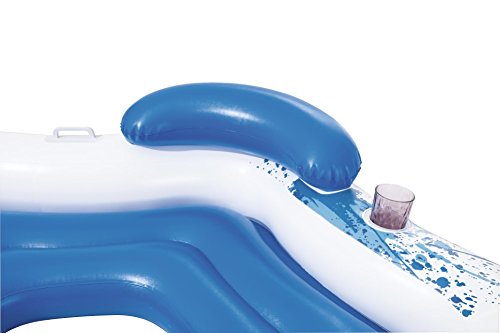 Colchoneta gigante para 3 personas Hinchable con Respaldo 199x176 cm. Detalle de respaldo. 43111 - Bestway