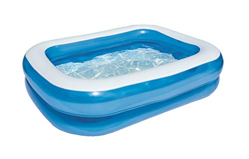 Piscina Hinchable Infantil Blue Rectangular 201x150x51 cm. Vista general. 54005 - Bestway