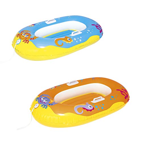 Balsa infantil para el baño con dibujos de animales marinos 135x89 cm, Diseños disponibles. 93036 Bestway