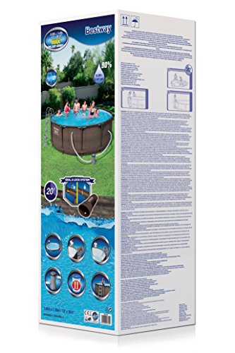 Piscina Desmontable Bestway Steel Pro Max Deluxe 366x100 cm【8.500 litros】. 56709. Bestway | maxjardin