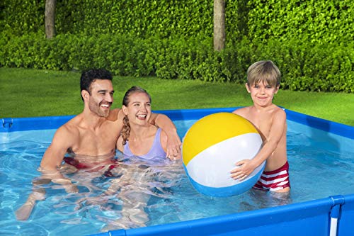 Piscina Desmontable Tubular, Azul de 3.500 litros. Medidas: 300x201x66 cm. Bestway Steel ProPool Media - detalle - ambiente 3