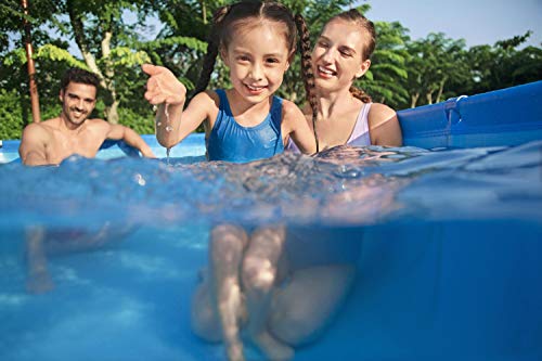 Piscina Desmontable Tubular, Azul de 3.500 litros. Medidas: 300x201x66 cm. Bestway Steel ProPool Media - detalle - ambiente 1
