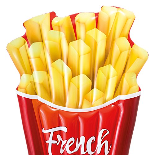 intex 58775eu - colchoneta hinchable patatas fritas 132 x 175 cm