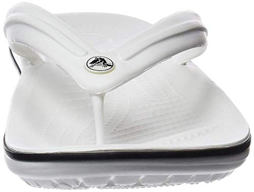 Chanclas Crocs de Adulto Unisex blancas 38/39 EU. Vista frontal