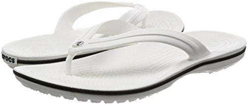 Chanclas Crocs de Adulto Unisex blancas 38/39 EU. Vista general