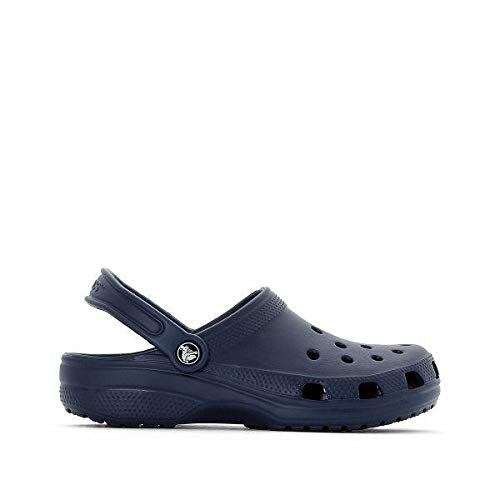Vista de perfil de los Zuecos Unisex Adulto, Azul (Navy), 36/37 EU. Classic Clog, Crocs