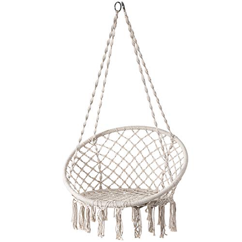 Silla Hamaca, Columpio Colgante, para Interior, Exterior, Peso máximo: 120 kg. D4P. Chihee