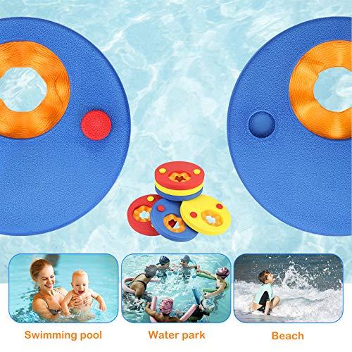 Manguitos de Natación para Niños Hechos de Espuma, 6 Piezas para piscinas, parques acuáticos o la playa. Aitsite