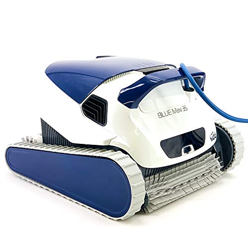 Robot Limpiafondos automático para piscinas fondo y paredes. BLUE Maxi 35. Sistema navegación preciso Clever clean. INCLUYE CARRO DE TRANSPORTE. Dolphin