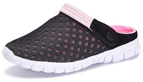 Zuecos para Hombres y Mujeres para la Playa, Piscina o Jardín transpirables - Rosa, 36 EU. Eagsouni