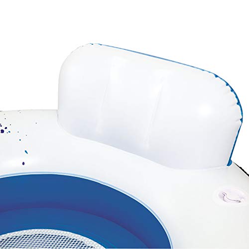 Flotador Hinchable con Respaldo Luxury Lounge 119 cm. Detalle respaldo. 43108 - Bestway