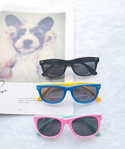 Gafas de sol infantiles flexibles polarizadas 100% UV Kids Rubber. Modelos disponibles. FOURCHEN
