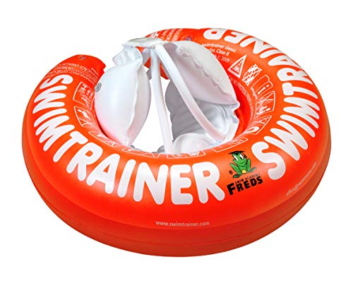 Vista general de Flotador de aprendizaje de natación para niños hasta 15 kg, color rojo. Fred's Swim Academy