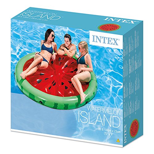 Intex 56283EU - Colchoneta hinchable con forma de sandía 183 x 23 cm-packaging