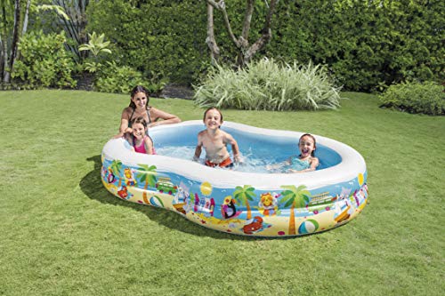 Piscina hinchable rectangular 262x160x46 cm, 640 litros 56490NP - Intex