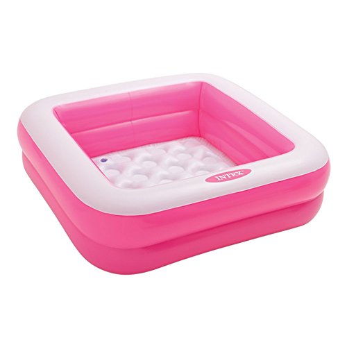 Piscina infantil hinchable cuadrada, colores aleatorios, 86 x 86 x 25 cm, 1 unidad. 57100NP - INTEX