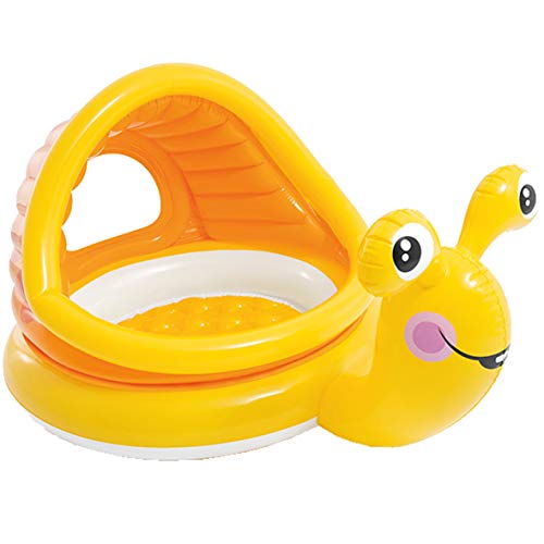 Piscina hinchable unicornio, caracol, pez 127x102x69 cm, 45 litros. Intex
