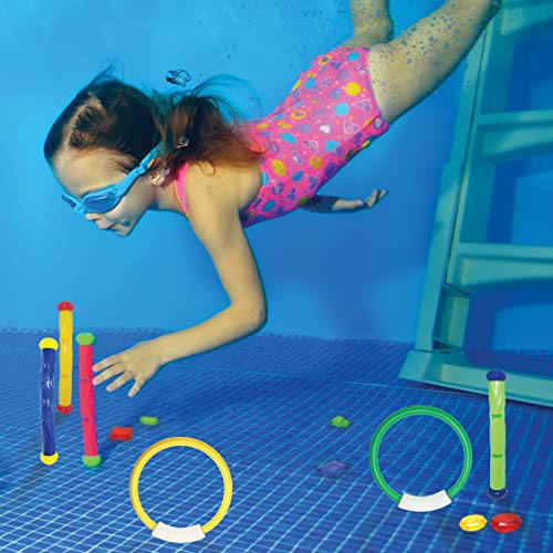 Juguetes de Buceo 18 Piezas para Piscina. JOYIN
