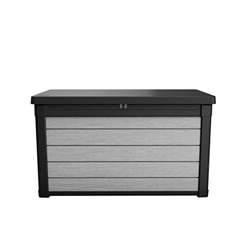 Arcón Exterior Denali 100, 390 litros, gris, 122.9 x 62.1 x 70.6 cm. Keter