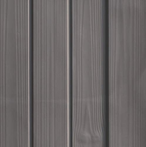 Caseta de jardín exterior Factor 6x3 con escuadra incluida, Marrón y Beige. Detella aspecto material imitación madera realista. Keter