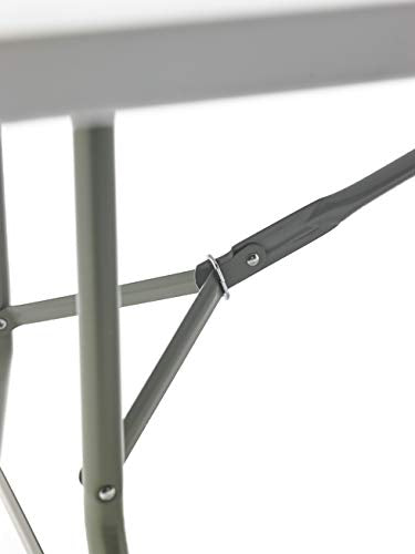 Detalle mecanismo de plegado de la Mesa Plegable en maleta Multifuncional, 180x74x74cm, Blanco, KG Folding 180. KG KitGarden
