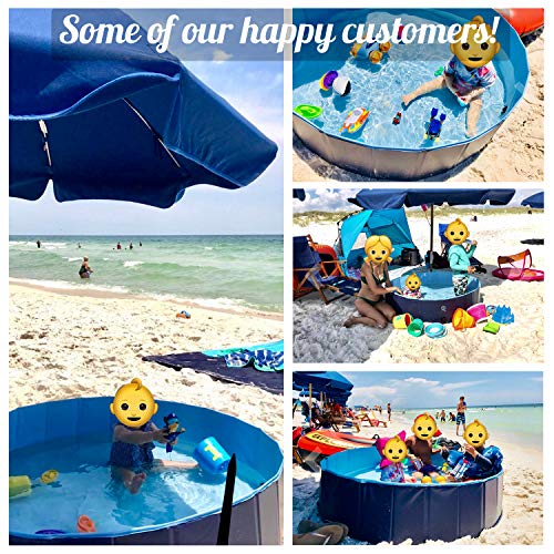 Piscina Extra Grande Infantil Ideal para Niños/Mascotas Perros 160 x 30 cm - Azul Marino y Celeste - XL - XXL. KOPEKS-ambiente-2