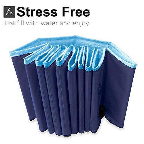 Piscina Extra Grande Infantil Ideal para Niños/Mascotas Perros 160 x 30 cm - Azul Marino y Celeste - XL - XXL. KOPEKS-detalle-2