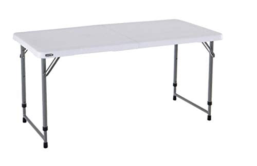 Mesa plegable en maleta multiusos ultrarresistente, UV100, 122x61x56 - 91,5 cm. 4428 LIFETIME