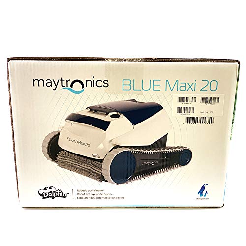 Robot Limpiafondos automático para Piscinas Blue Maxi 20, Fondo y Paredes. Detalle del packaging. Dolphin Maytronics