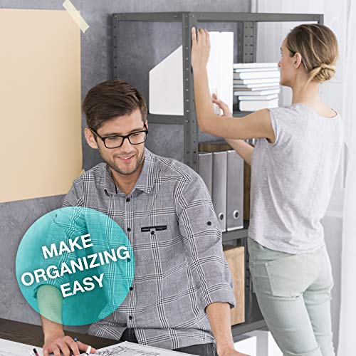 Organiza fácilmente con Estantes de almacenamiento, pack de 2 estanterías para el sótano/estantería para taller/estantería para garaje, estantería práctica y versátil (180x90x30Grey) PACK-EST180GR. NAWA Home & Work | maxjardin