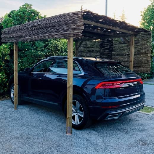 Pérgola Madera en kit 3x3 Metros 4 Postes. 8044805. PAPILLON