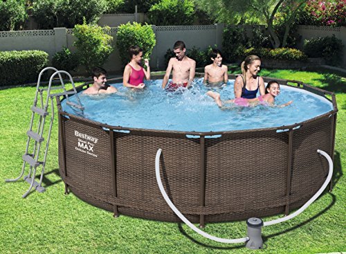Piscina Desmontable Bestway Steel Pro Max Deluxe 366x100 cm【8.500 litros】. 56709. Bestway | maxjardin