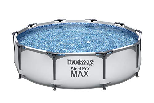 Piscina Desmontable Tubular Steel Pro Max 305x76 cm con Depuradora de Cartucho 1.249 litros/hora【4.700 litros】. Bestway 56408
