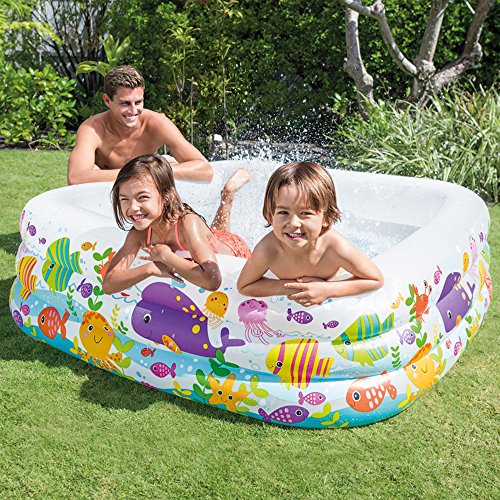 Piscina hinchable acuario, 159 x 159 x 50 cm, 340 litros 57471NP - Intex