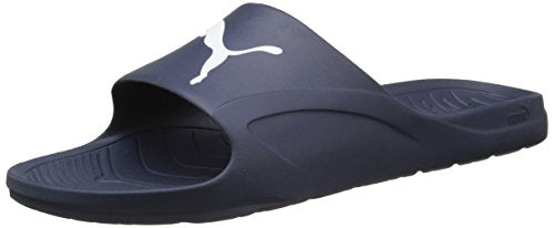 Sandalias Deslizantes Unisex-Adulto, Azul (Peacoat/White), 44.5 EU. Divecat. PUMA