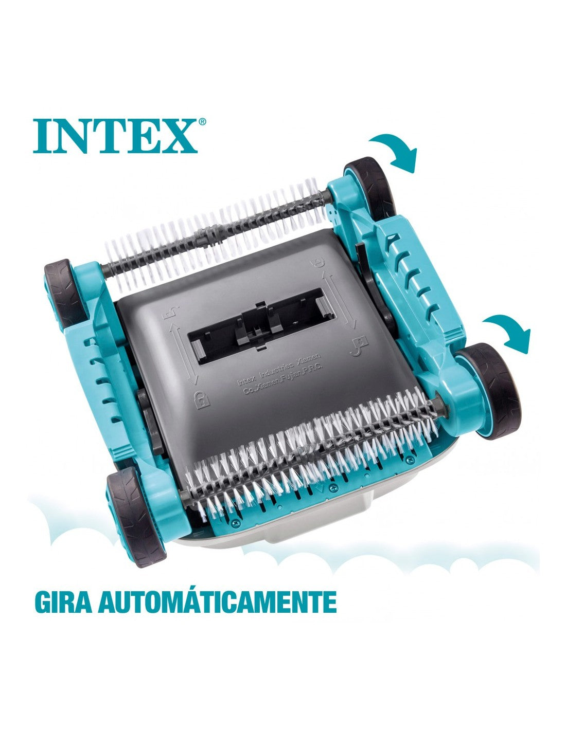 Giro automático del Limpiafondos automático Deluxe solo para piscinas Intex. Muy económico. Zx300. Intex