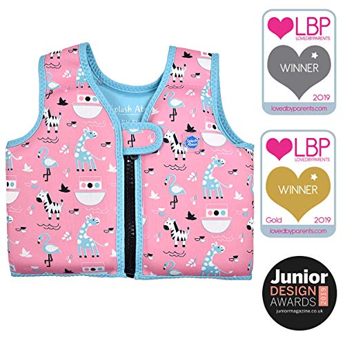 Chaleco de aprendizaje de Natación Infantil con Animalitos, 2-4 años. Splash About