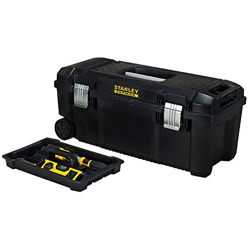Caja de Herramientas FatMax de 71 cm con ruedas y asa telescópica. Vista con bandeja interior. 75761 - STANLEY