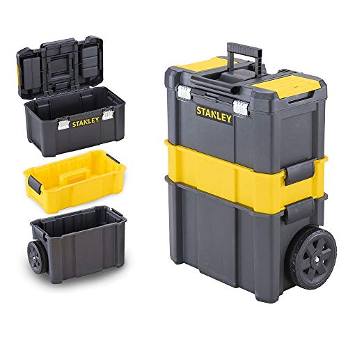 Taller Móvil para Herramientas 3 en 1 con Cierres Metálicos con Capacidad 20 kg STST1-80151. STANLEY