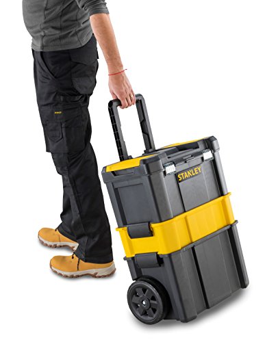 Asa para desplazar el Taller Móvil para Herramientas 3 en 1 con Cierres Metálicos con Capacidad 20 kg STST1-80151. STANLEY